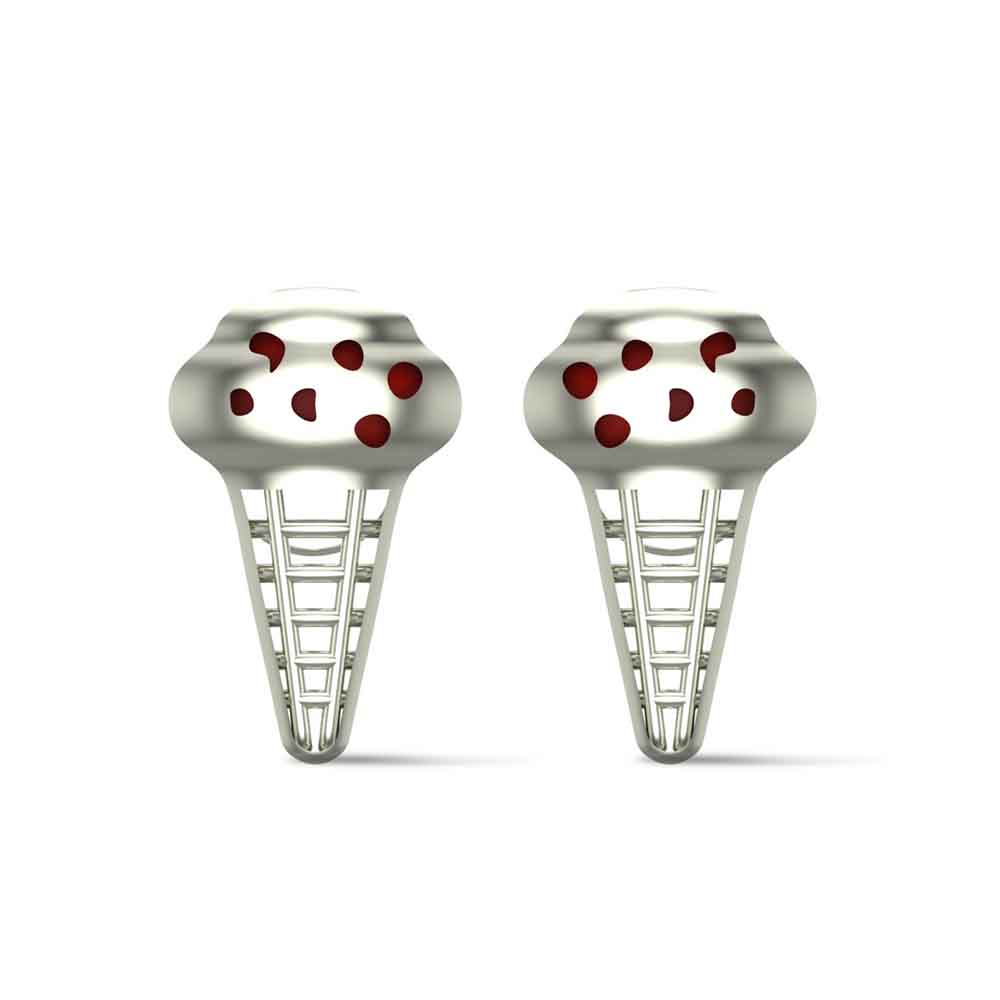 Sweet Scoop Gold Earrings