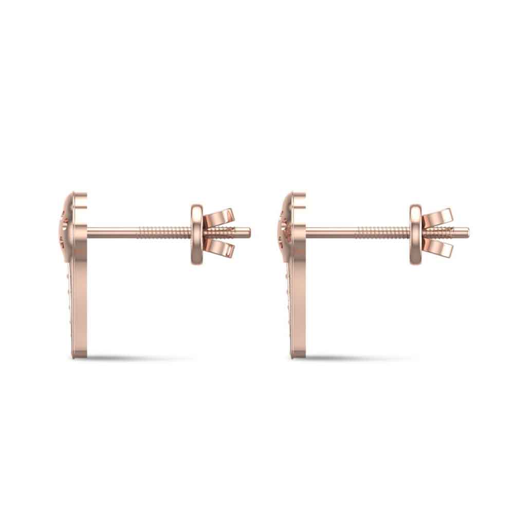 Sweet Scoop Gold Earrings