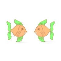 Aqua Smile Kids Earrings