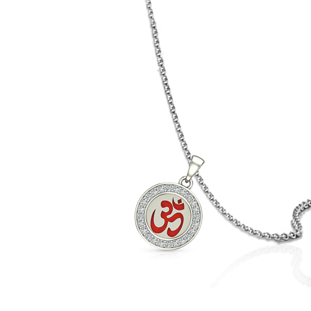 Golden Om Spiritual Pendant