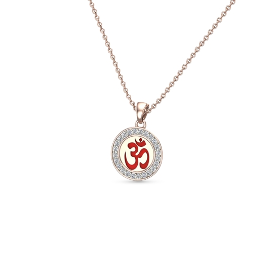 Golden Om Spiritual Pendant