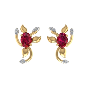 Padmaj Diamond Earri…
