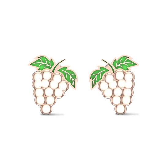 Golden Grape Kids Earrings