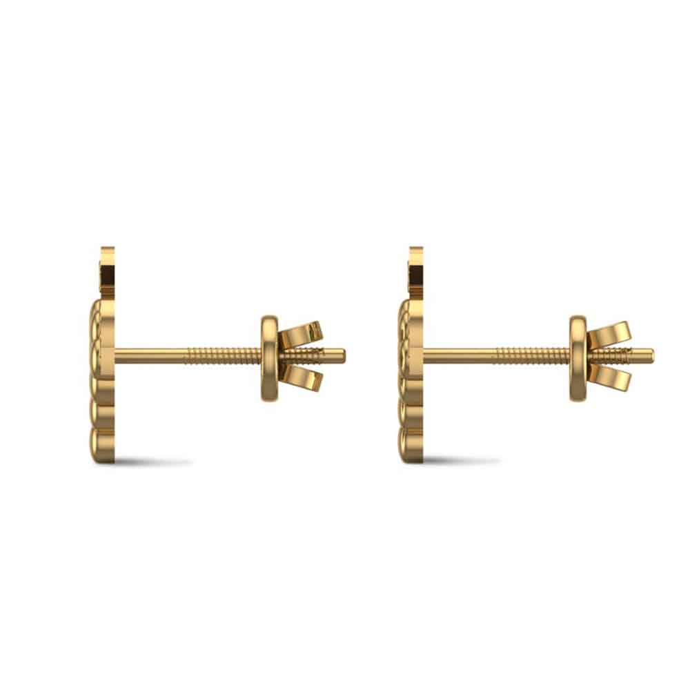 Golden Grape Kids Earrings