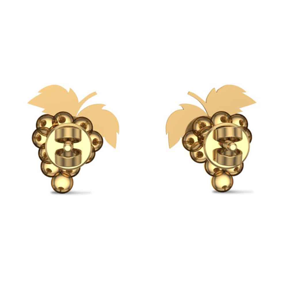 Golden Grape Kids Earrings