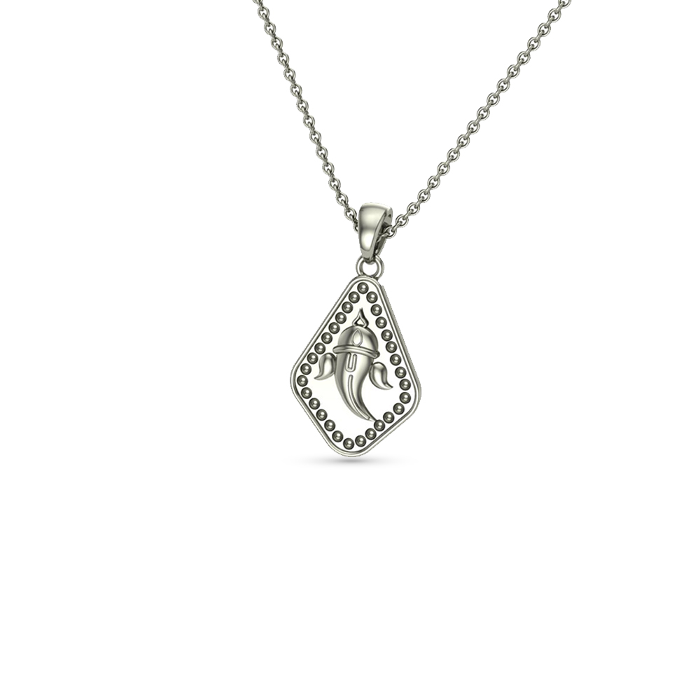 Divine Ganesha Gold Pendant