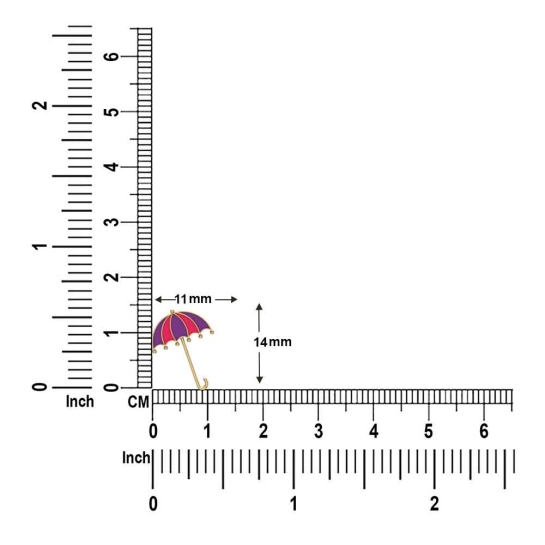 Umbrella Charm Earrings