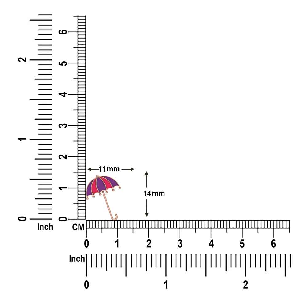 Umbrella Charm Earrings