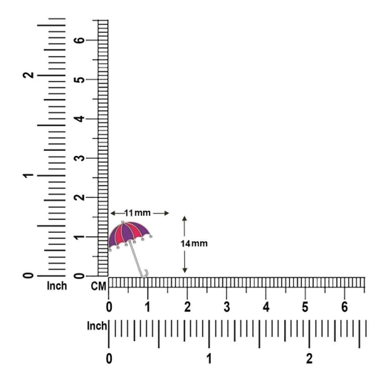 Umbrella Charm Earrings