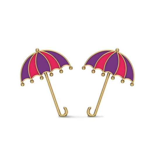 Umbrella Charm Earrings