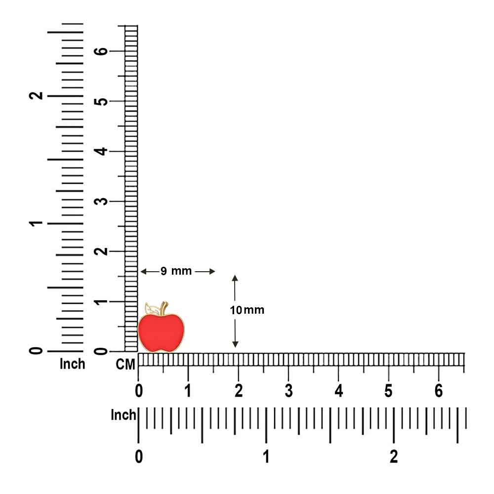 Red Apple Earrings