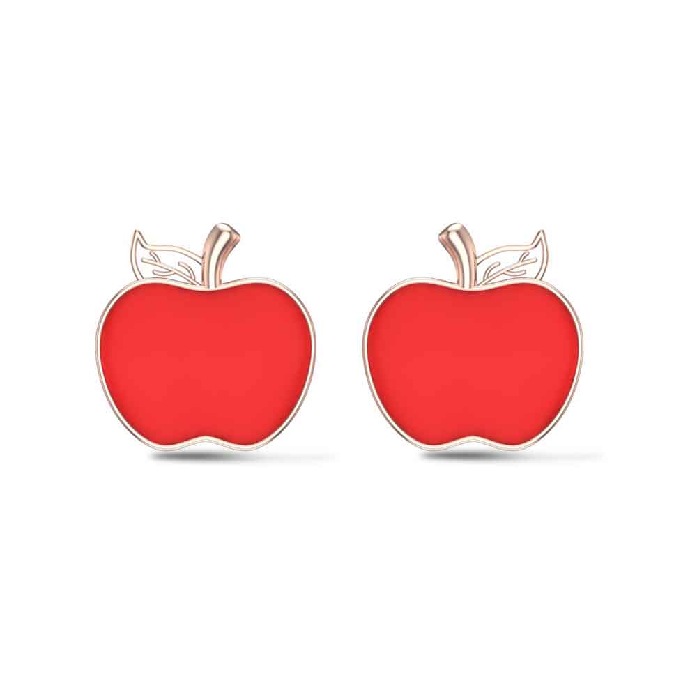 Red Apple Earrings