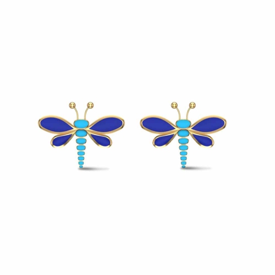 Sapphire Flutter Earing