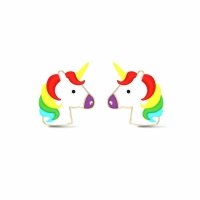 Rainbow Unicorn Kids Earrings Rainbow Unicorn Kids Earrings