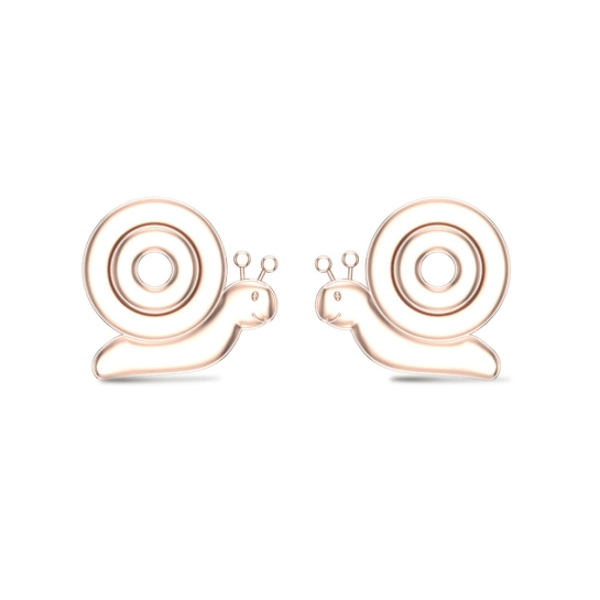 Golden Snail Duo Earrings