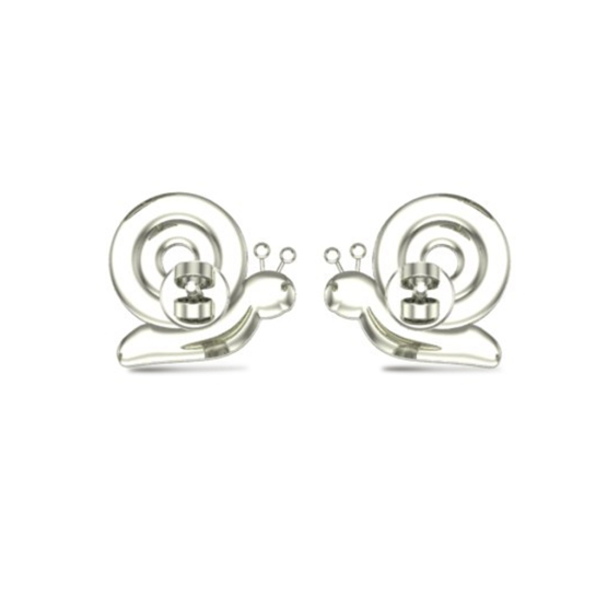 Golden Snail Duo Earrings
