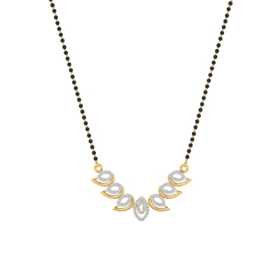 Celestial Petal Mangalsutra