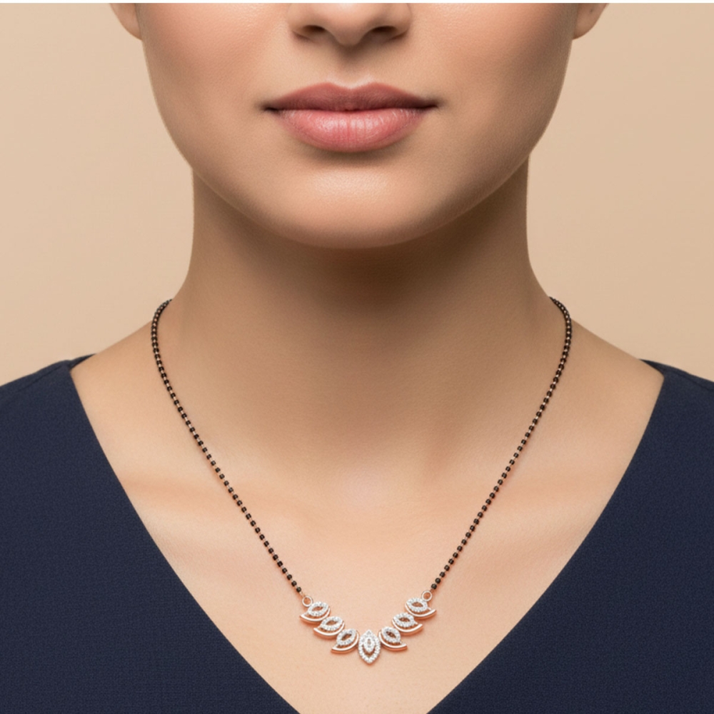 Celestial Petal Mangalsutra