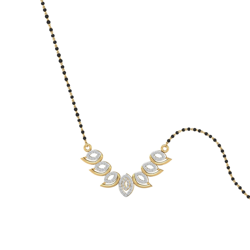 Celestial Petal Mangalsutra
