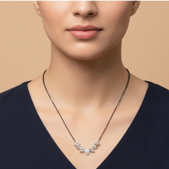 Celestial Petal Mangalsutra