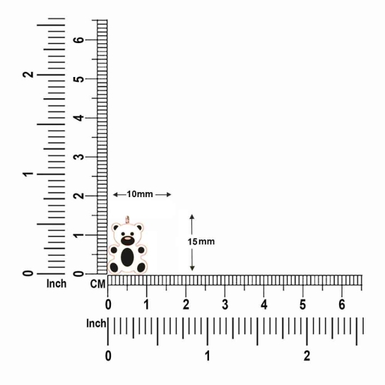 Cuddle Bear Gold Pendant