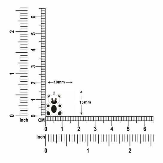 Cuddle Bear Gold Pendant