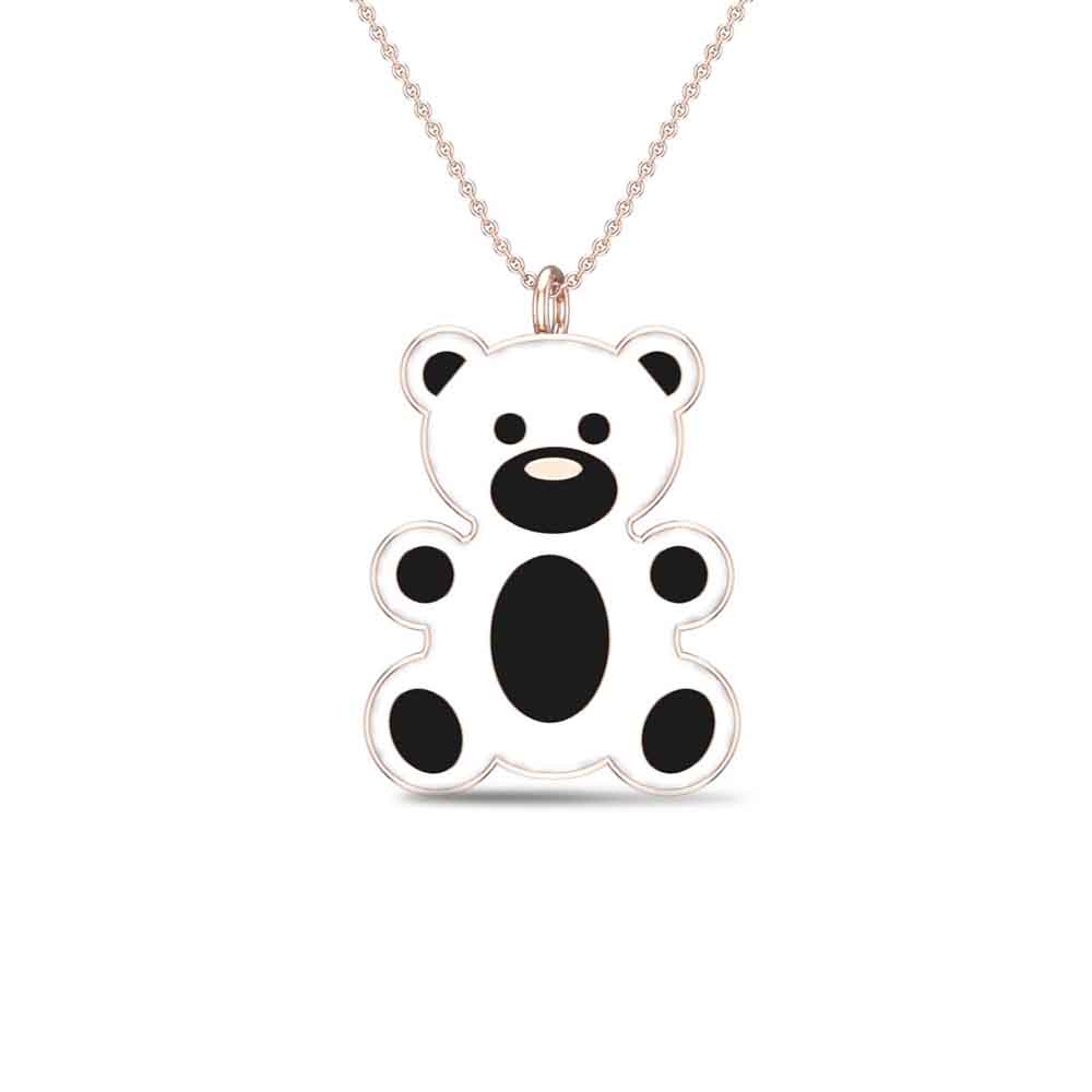 Cuddle Bear Gold Pendant