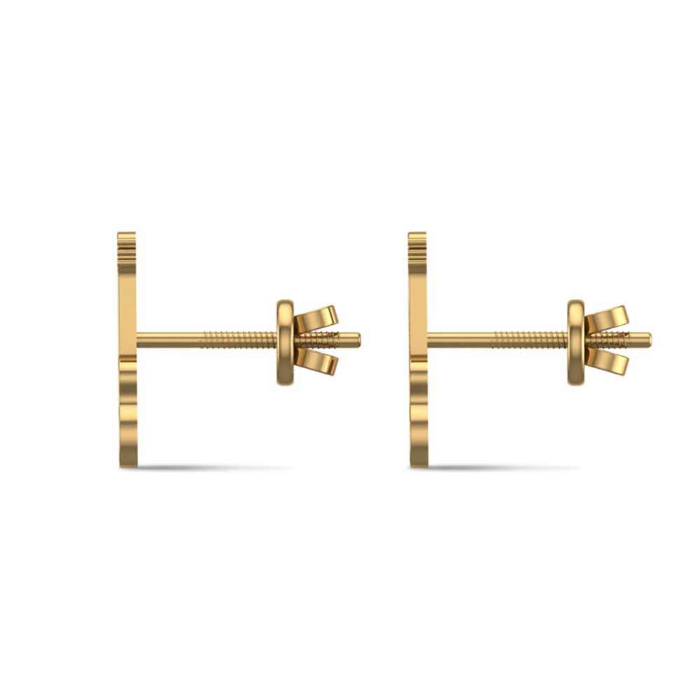 Golden Guitar Earrings