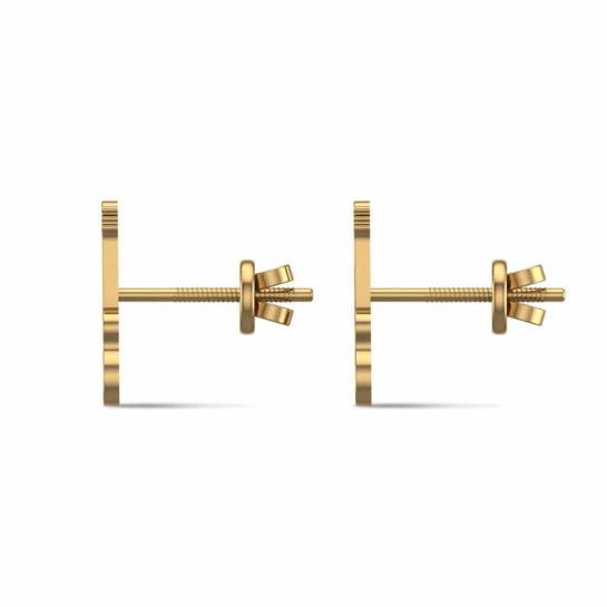 Golden Guitar Earrings