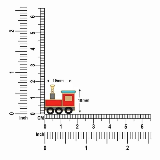 Charming Train Pendant