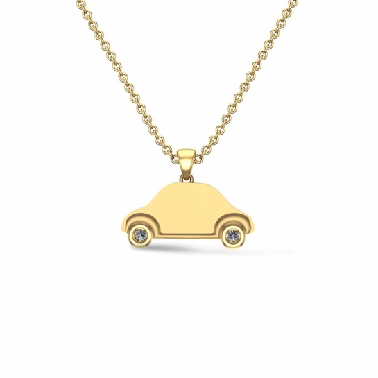 Golden Ride Pendant