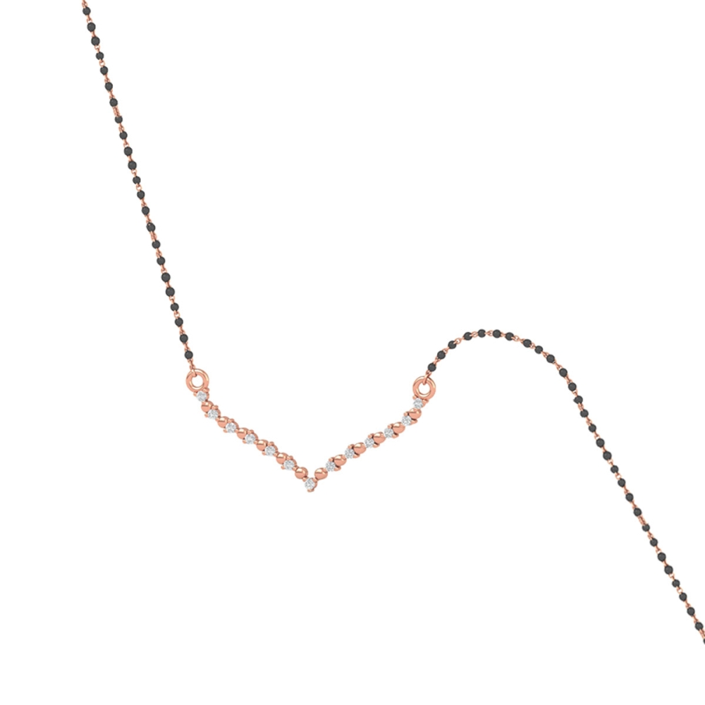 Sparkle V-Curve Mangalsutra