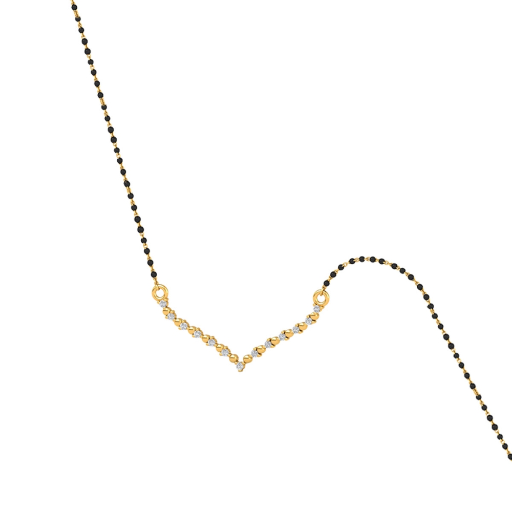 Sparkle V-Curve Mangalsutra