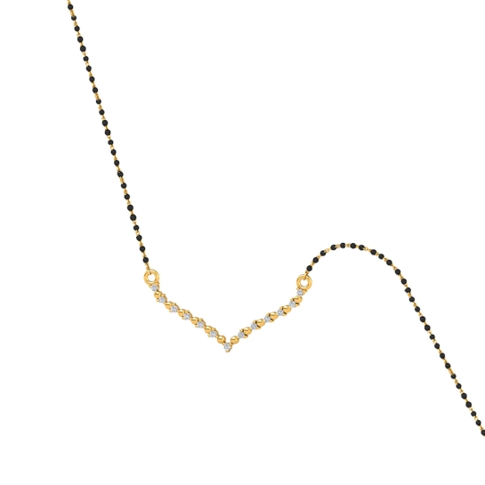 Sparkle V-Curve Mangalsutra