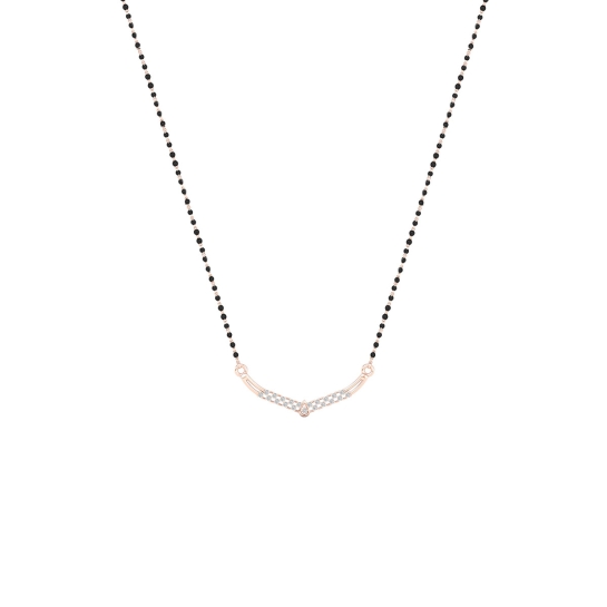 Crystal Weave V-Mangalsutra