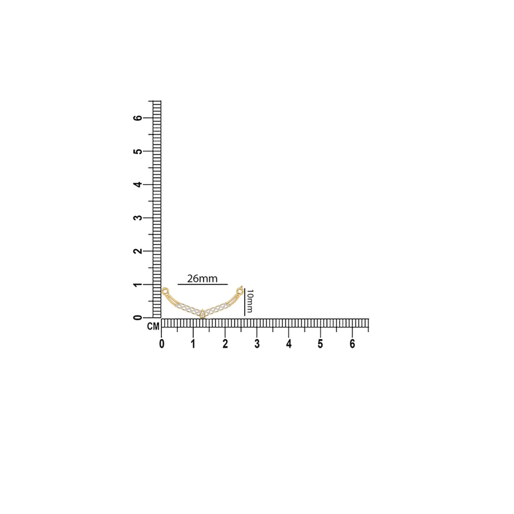 Crystal Weave V-Mangalsutra