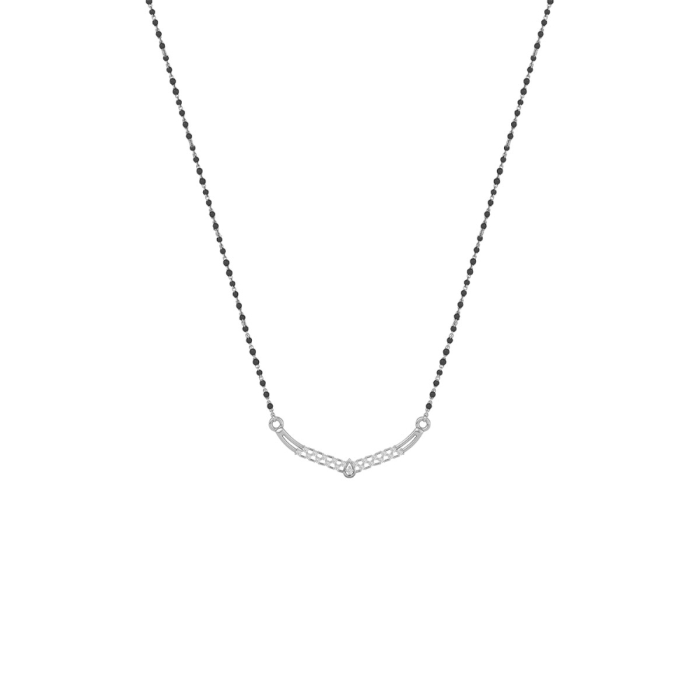 Crystal Weave V-Mangalsutra