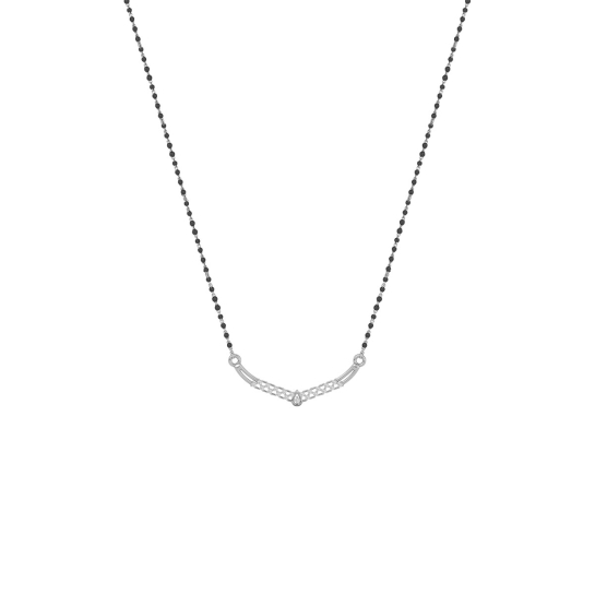 Crystal Weave V-Mangalsutra