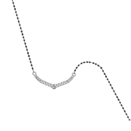 Crystal Weave V-Mangalsutra