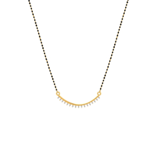 Dainty Crescent Mangalsutra