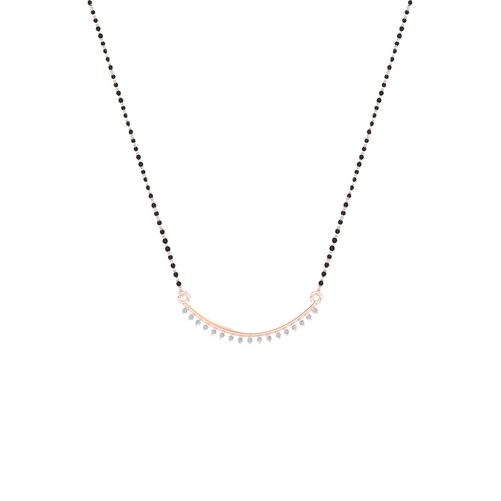 Dainty Crescent Mangalsutra