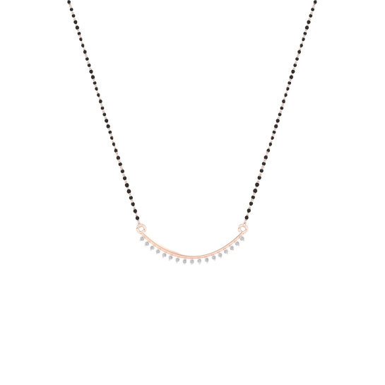 Dainty Crescent Mangalsutra