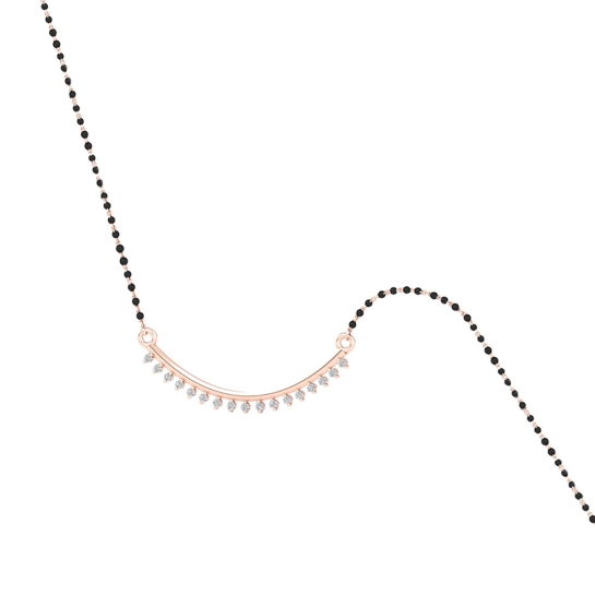 Dainty Crescent Mangalsutra