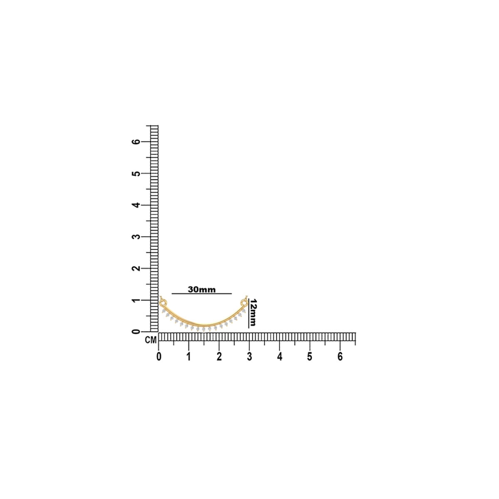 Dainty Crescent Mangalsutra