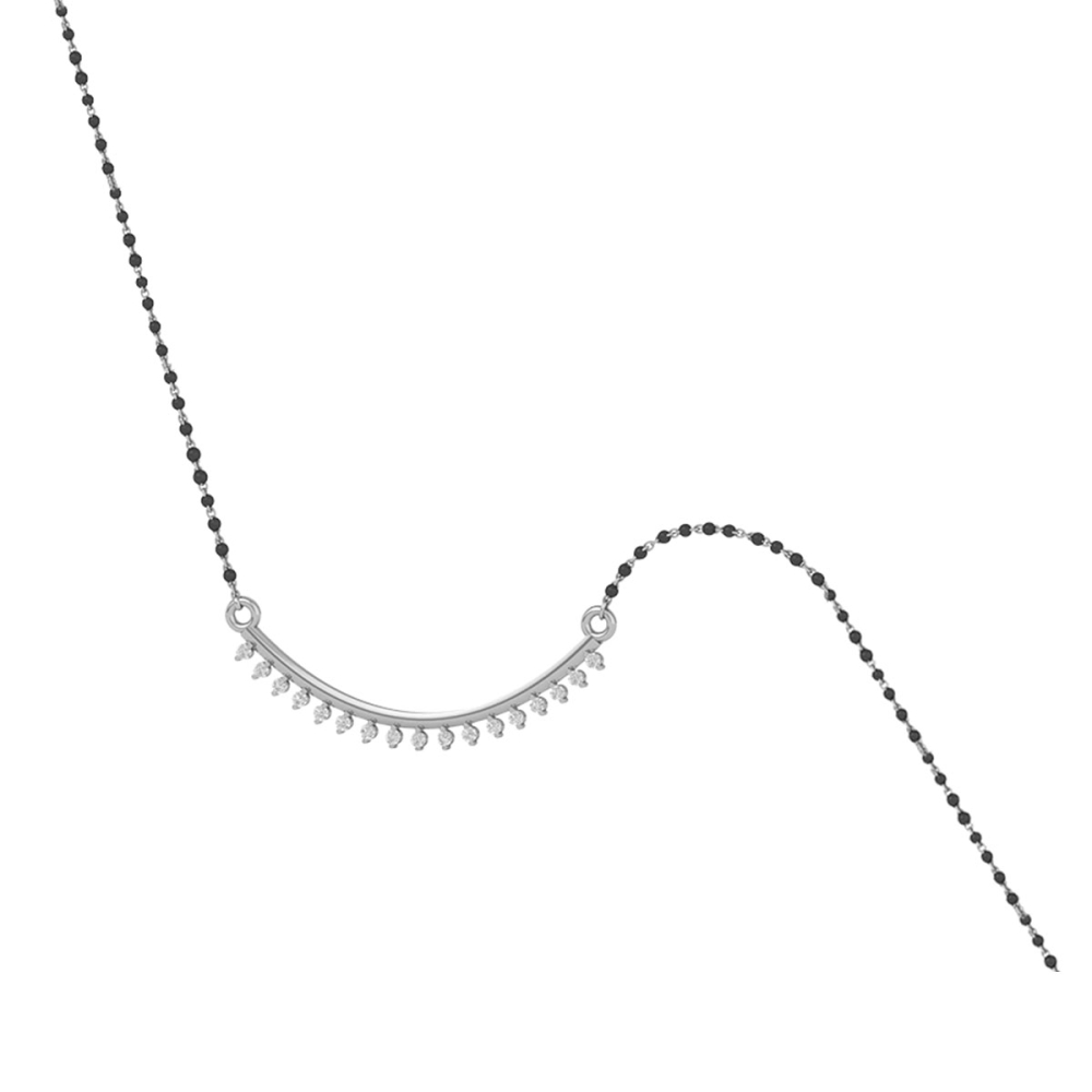 Dainty Crescent Mangalsutra