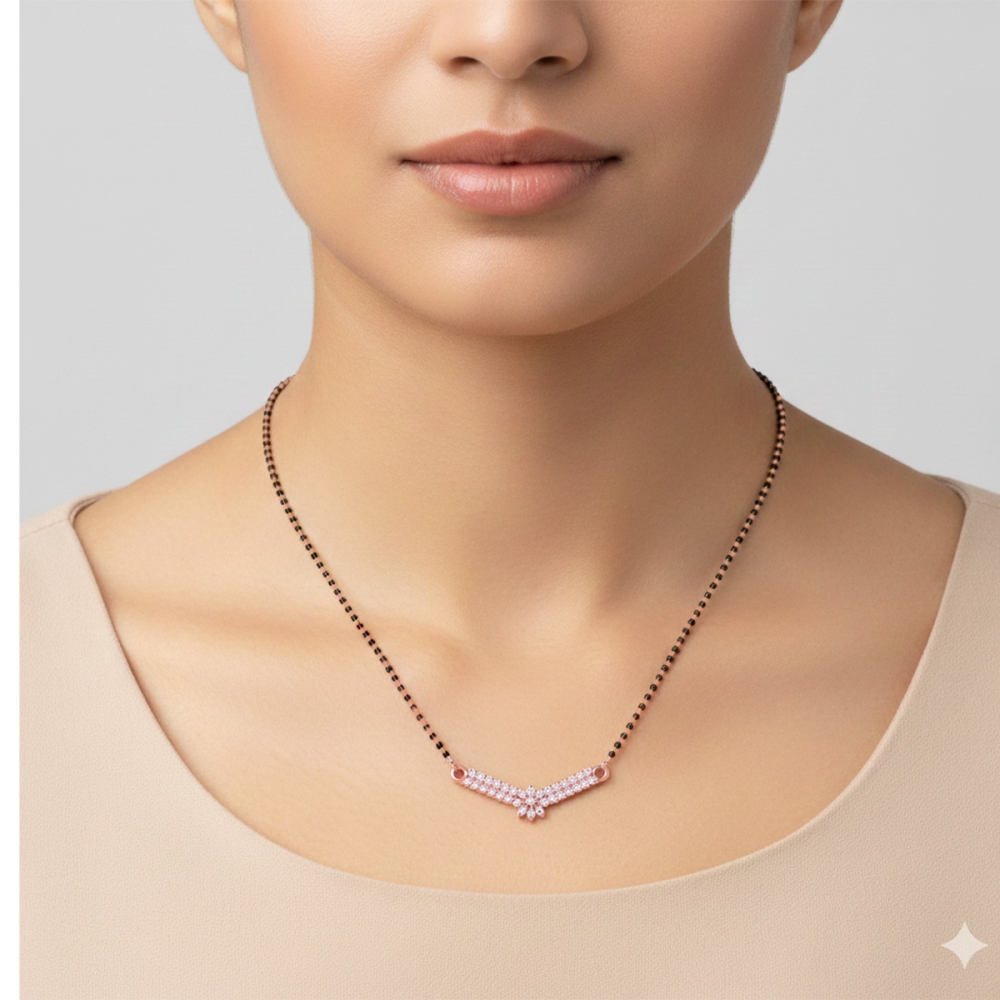 Petal Cascade Mangalsutra