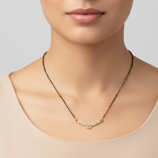 Petal Cascade Mangalsutra
