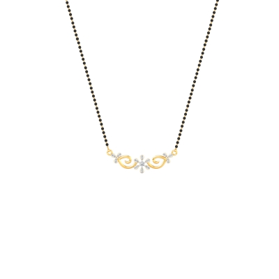 Floral Swirl Mangalsutra