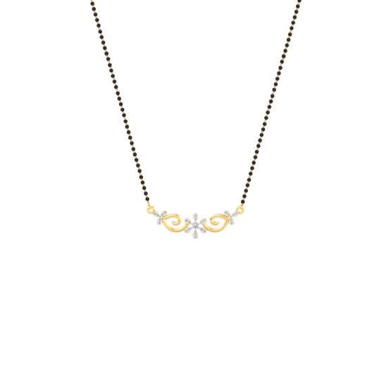 Floral Swirl Mangalsutra