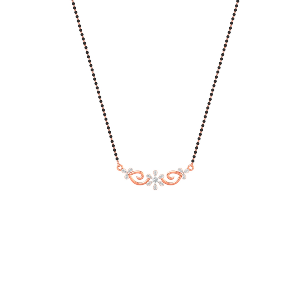 Floral Swirl Mangalsutra